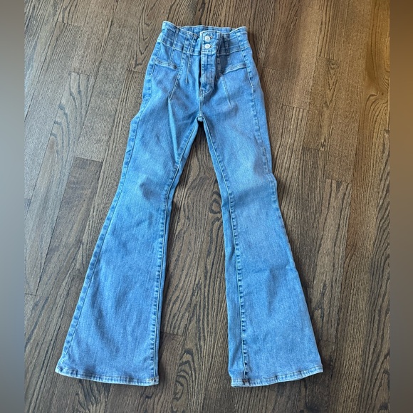 We The Free Classic Blue Wide Leg Jeans - Picture 2 of 6